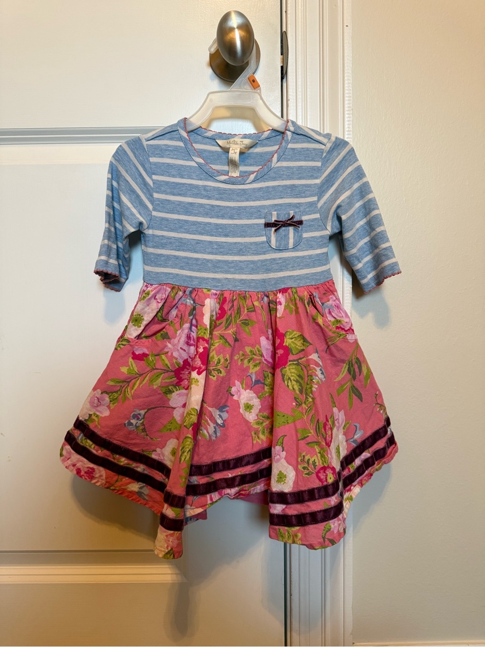 Matilda Jane Enchanted Garden Double the Color Textured Dress